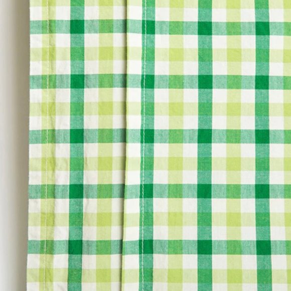 Cimino Home Nile Green Gingham Sheet Set + Petoskey Heather Pillow Sham Set - Picture 2 of 9